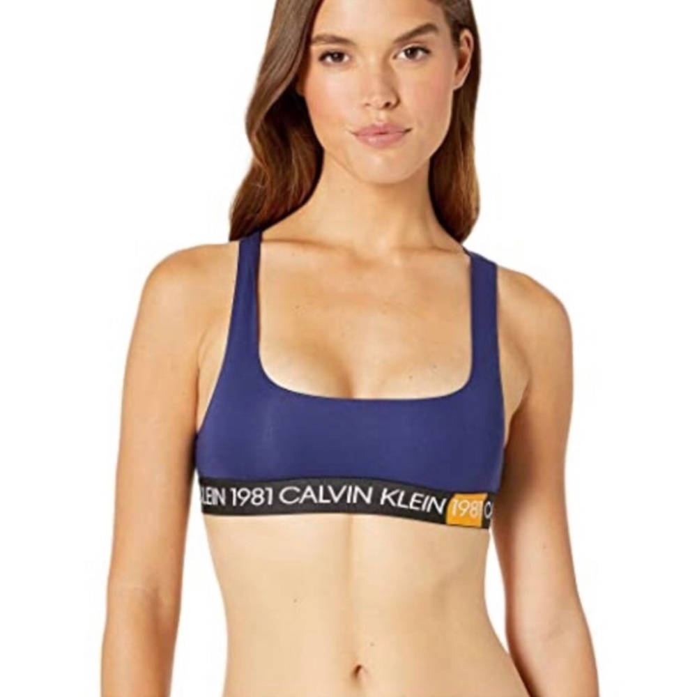 CK Women's 1981 Bold Logo Unlined Underwear Set - Picture 5 of 6